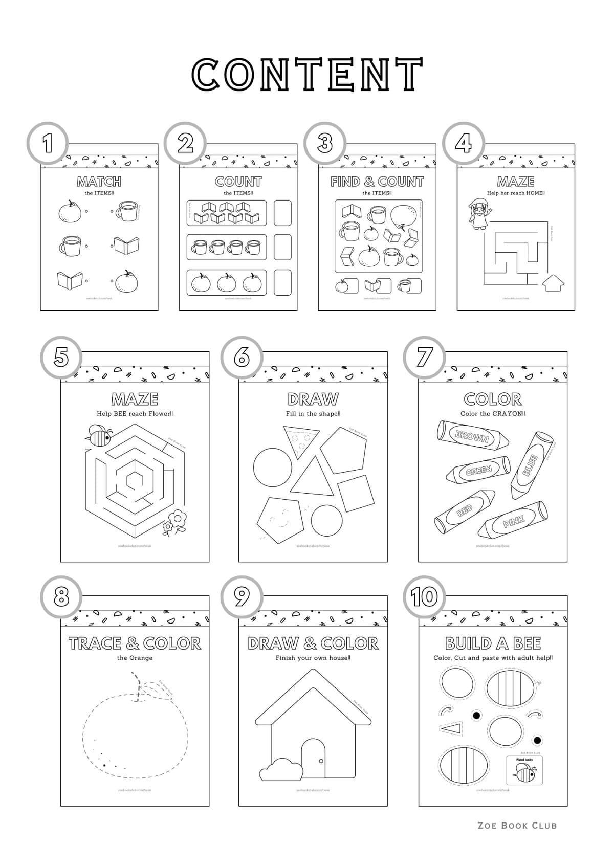 Activity - Exercise workbook Overview