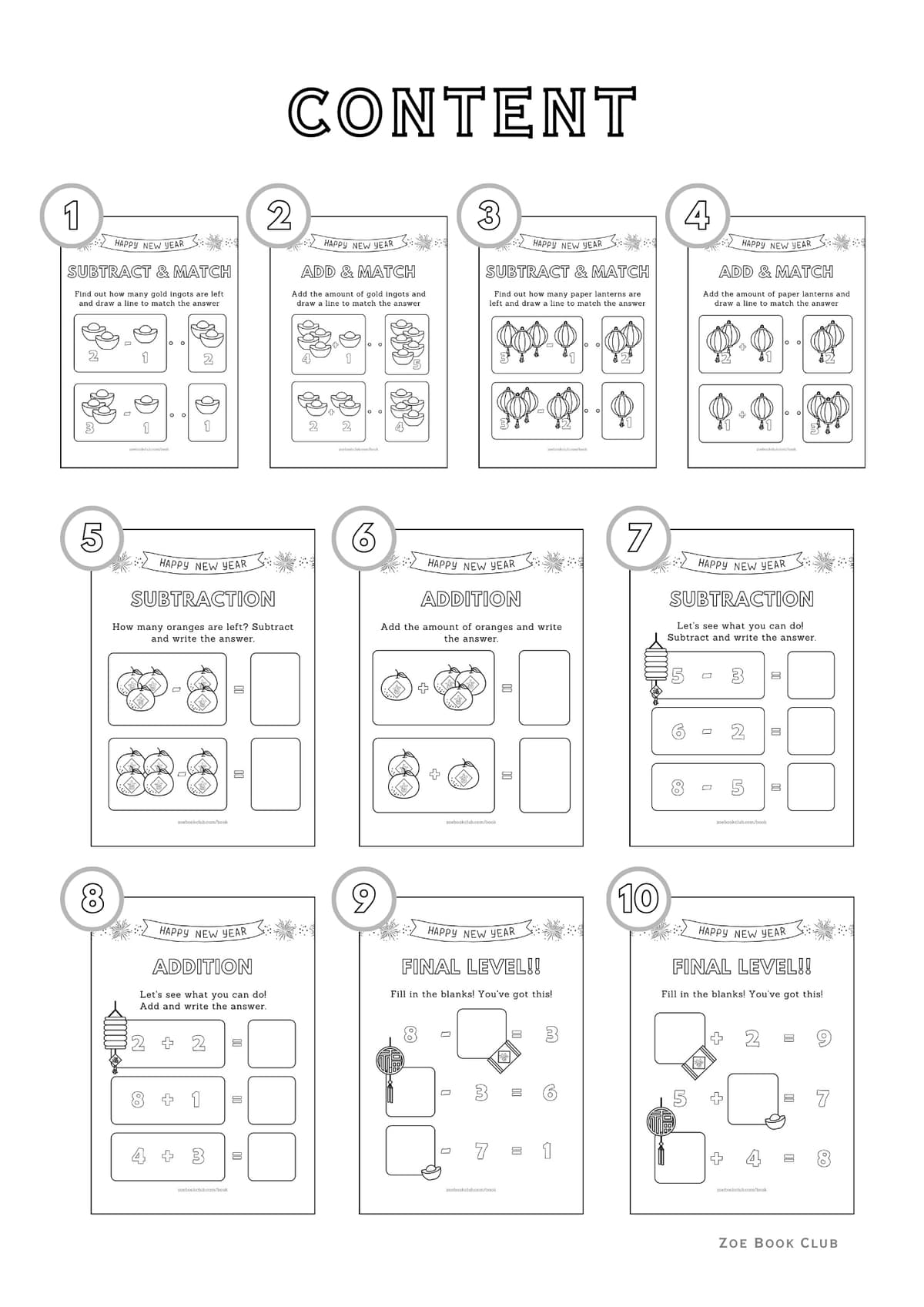 Chinese New Year Math Overview