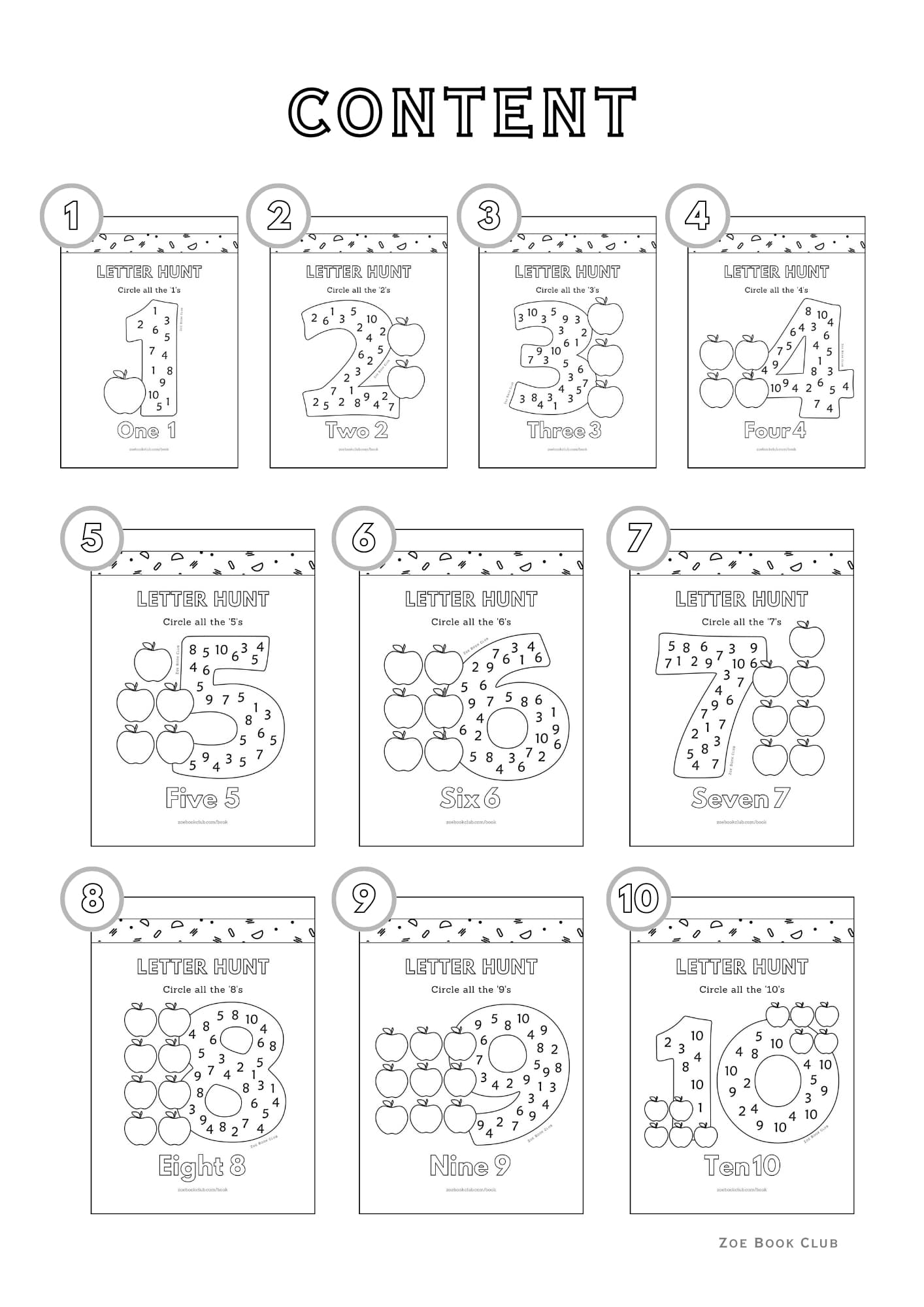 I Spy Numbers Overview